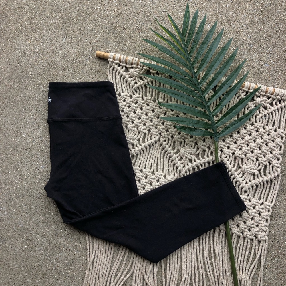 Athleta Black Cropped Leggings Size XS